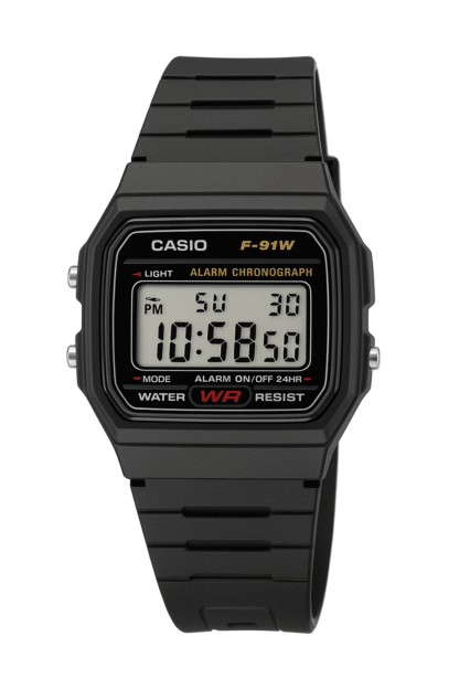 Casio F-91W digital watch black – best-selling budget watch in India